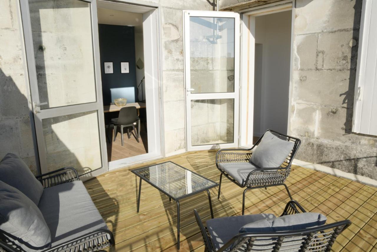 T2 De 55M2 Avec Toit Terrasse, Hyper Centre, Wifi, Draps, Savons Et Serviettes Fournis 코냐크 외부 사진